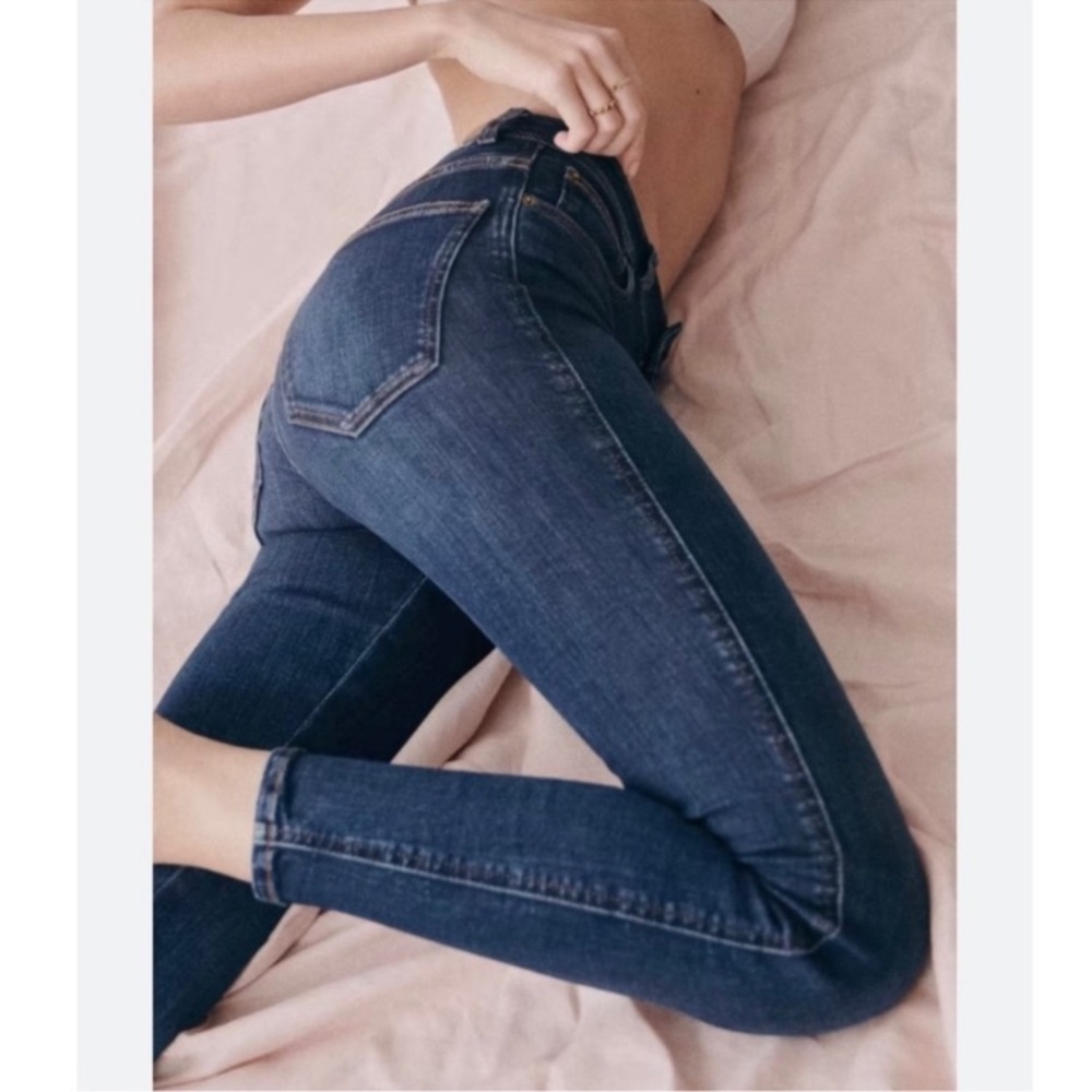 Sezane French denim mid rise skinny jeans size 27